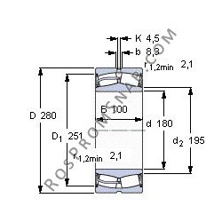 Купить Подшипник 24036 BS.MB.C3 от официального производителя