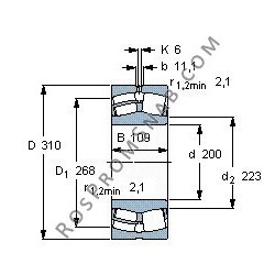 Подшипник 24040 BS.MB.C3