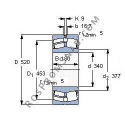 Купить подшипник 24068 B.MB.C3 от официального производителя