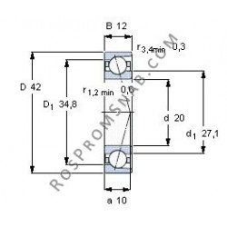 Купить подшипник B7004 E.T.P4S.UL от официального производителя