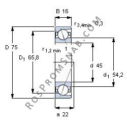 Купить подшипник B7009 C.T.P4S.UL от официального производителя