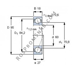 Купить Подшипник B7012 C.T.P4S.UL от официального производителя