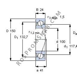 Купить подшипник B7020 E.T.P4S.UL от официального производителя