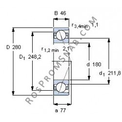 Купить подшипник B7036 C.T.P4S.UL от официального производителя