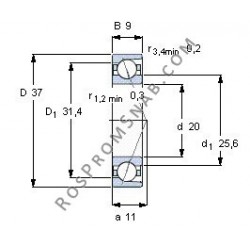 Купить Подшипник B71904 C.T.P4S.UL от официального производителя