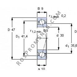 Купить Подшипник B71906 C.T.P4S.UL от официального производителя