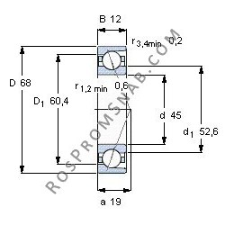 Купить Подшипник B71909 C.T.P4S.UL от официального производителя