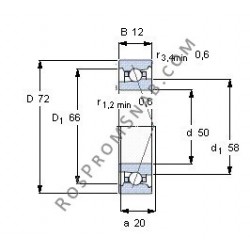 Купить подшипник B71910 C.T.P4S.UL от официального производителя