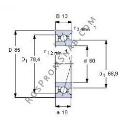 Купить подшипник B71912 C.T.P4S.UL от официального производителя