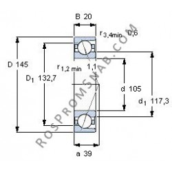 Купить Подшипник B71921 C.T.P4S.UL от официального производителя