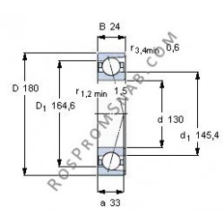 Купить подшипник B71926 C.T.P4S.UL от официального производителя