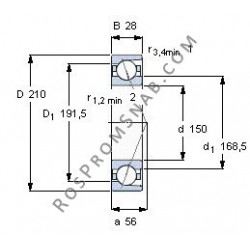 Купить подшипник B71930 C.T.P4S.UL от официального производителя