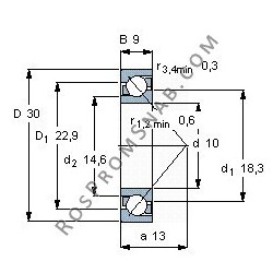 Купить подшипник B7200 E.T.P4S.UL от официального производителя