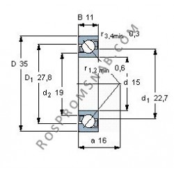 Купить подшипник B7202 C.T.P4S.UL от официального производителя