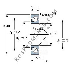 Купить подшипник B7203 E.T.P4S.UL от официального производителя