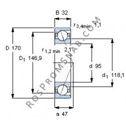 Купить Подшипник B7219 C.T.P4S.UL от официального производителя