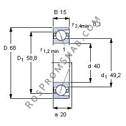 Купить Подшипник HS7008 C.T.P4S.UL от официального производителя