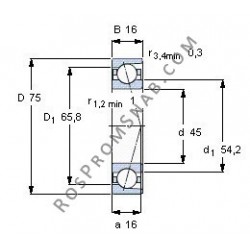 Купить подшипник HS7009 C.T.P4S.UL от официального производителя