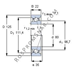 Купить Подшипник HS7016 C.T.P4S.UL от официального производителя