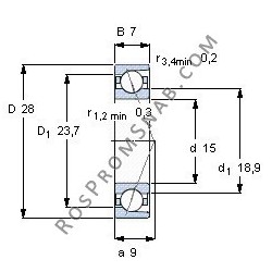 Купить подшипник HS71902 C.T.P4S.UL от официального производителя