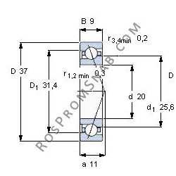 Купить Подшипник HS71904 C.T.P4S.UL от официального производителя