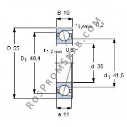 Купить подшипник HS71907 E.T.P4S.UL от официального производителя