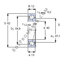 Купить Подшипник HS71908 C.T.P4S.UL от официального производителя