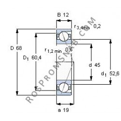 Купить Подшипник HS71909 C.T.P4S.UL от официального производителя