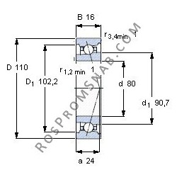 Купить подшипник HS71916 C.T.P4S.UL от официального производителя