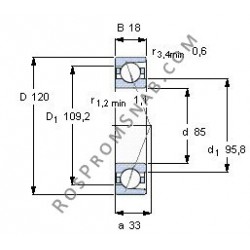 Купить подшипник HS71917 E.T.P4S.UL от официального производителя