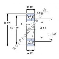 Купить Подшипник HS71918 C.T.P4S.UL от официального производителя