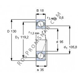 Купить Подшипник HS71919 C.T.P4S.UL от официального производителя