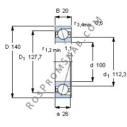 Купить Подшипник HS71920 C.T.P4S.UL от официального производителя