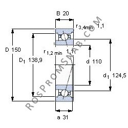 Купить Подшипник HS71922 C.T.P4S.UL от официального производителя