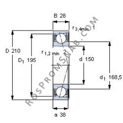 Купить подшипник HS71930 E.T.P4S.UL от официального производителя