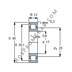 Купить Подшипник N203 ECP от официального производителя