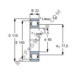 Купить Подшипник N212 E.M1 от официального производителя