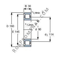 Купить Подшипник N218 E.M1 от официального производителя