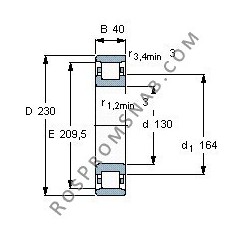 Купить Подшипник N226 E.M1 от официального производителя