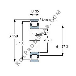 Купить Подшипник N314 E.M1.C3 от официального производителя