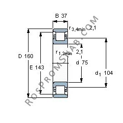 Купить Подшипник N315 E.M1 от официального производителя