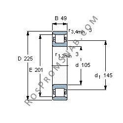 Купить подшипник N321 E.M1.C3 от официального производителя