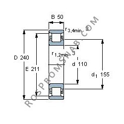 Купить Подшипник N322 E.M1 от официального производителя