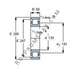 Купить Подшипник N326 E.M1 от официального производителя