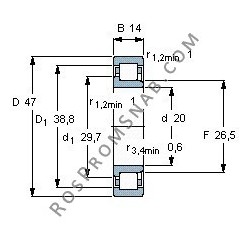 Купить Подшипник NJ204 E.TVR3 от официального производителя