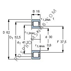 Купить Подшипник NJ206 E.TVR2 от официального производителя