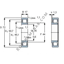 Купить Подшипник NJ207 E.M1.C3 от официального производителя