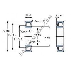 Купить Подшипник NJ2212 E.M1.C3 от официального производителя