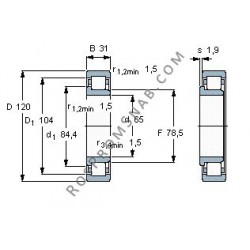 Купить Подшипник NJ2213 ECP от официального производителя