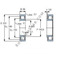 Купить Подшипник NJ2224 E.M1 от официального производителя